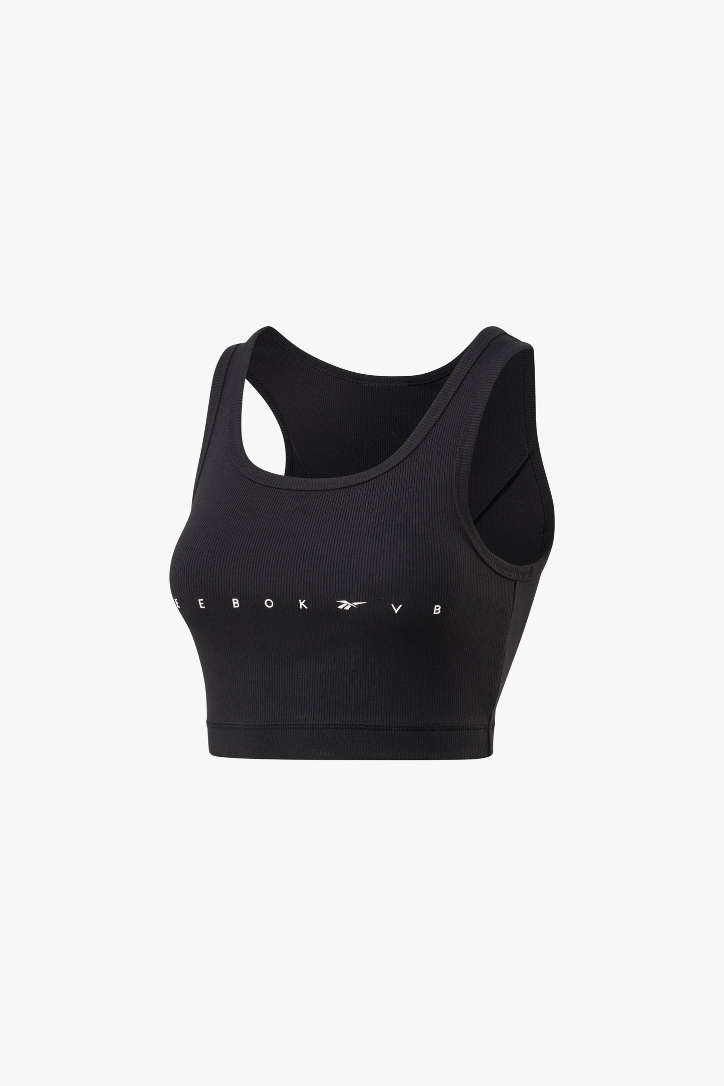 Reebok x VB Rib Crop Tank in Black