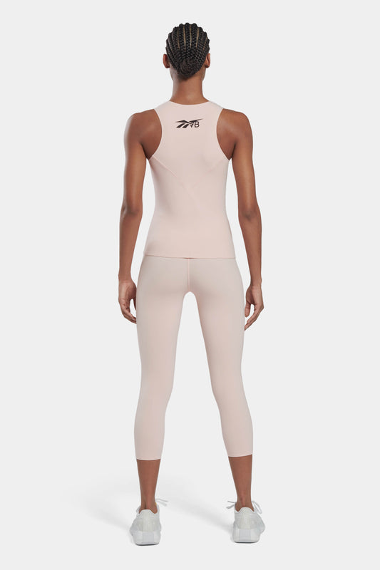 Reebok x VB Fitted Tank in Coral Glow