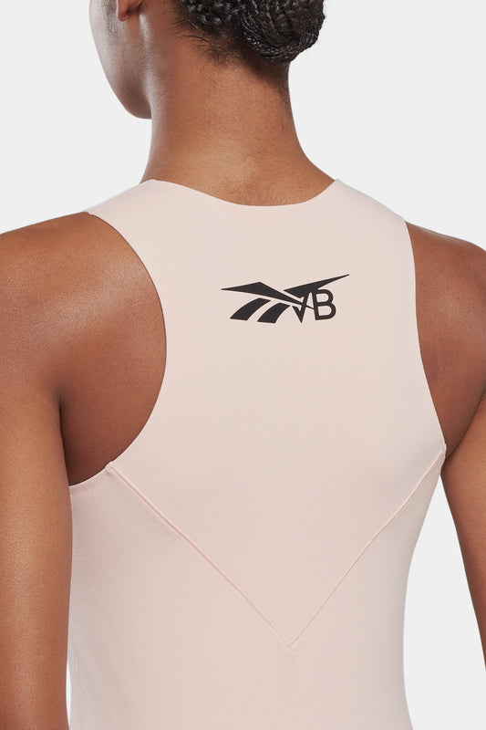 Reebok x VB Fitted Tank in Coral Glow