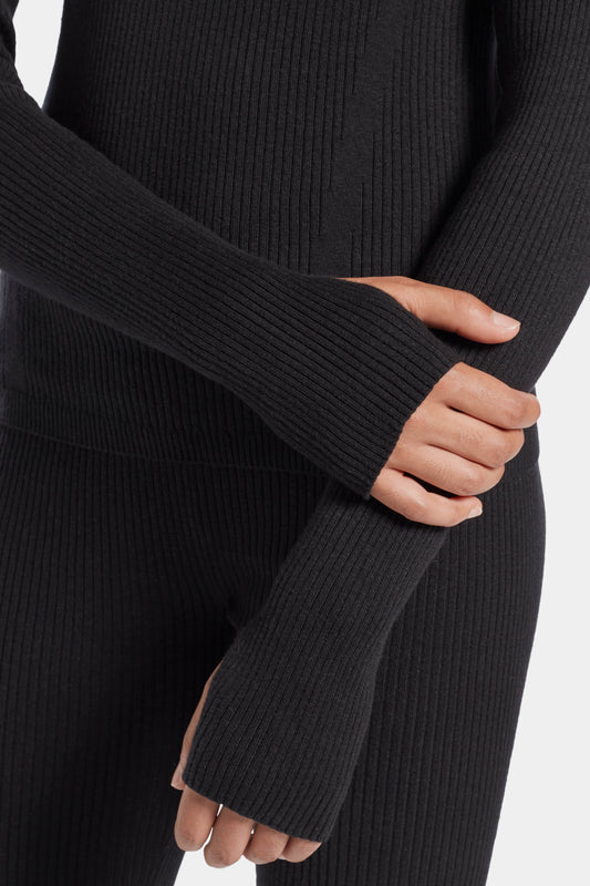 Reebok x VB Knitted Roll Neck In Black
