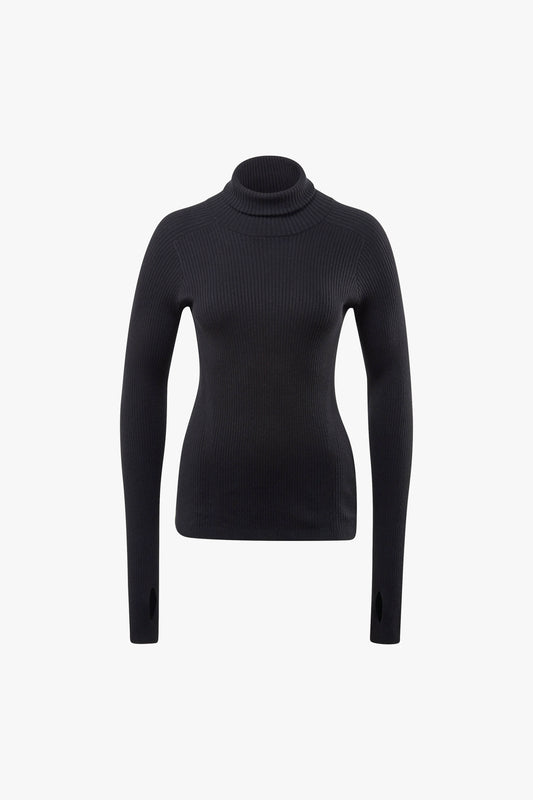 Reebok x VB Knitted Roll Neck In Black