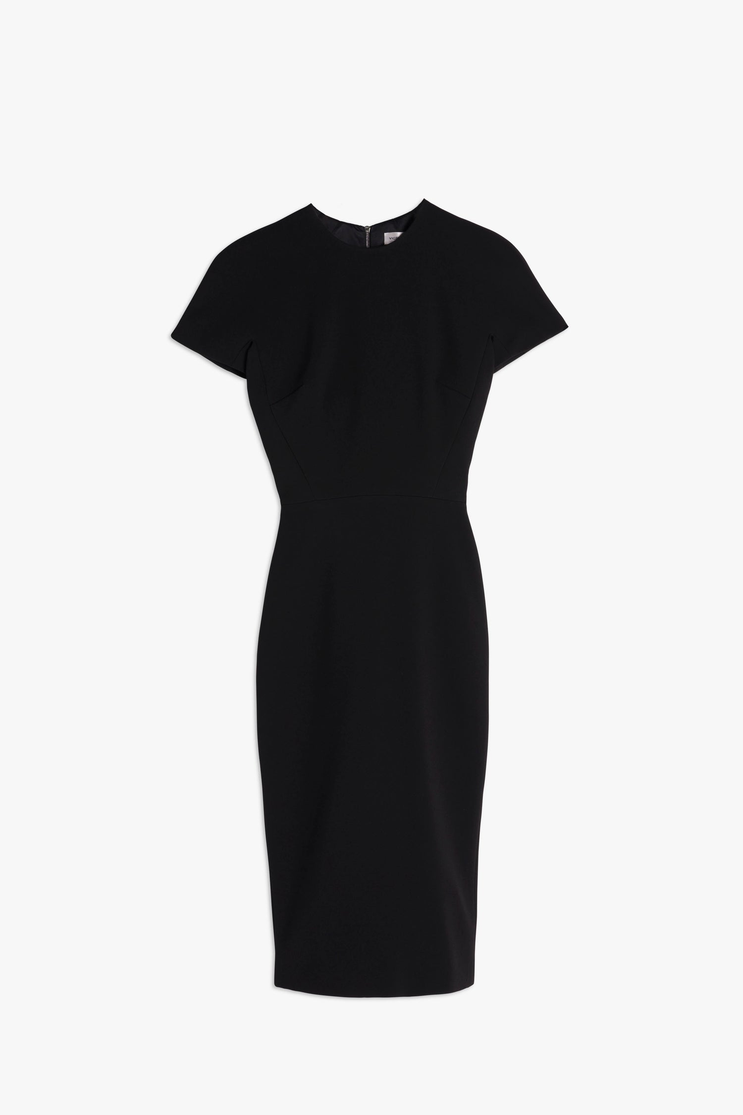 Fitted T Shirt Dress In Black Victoria Beckham UK