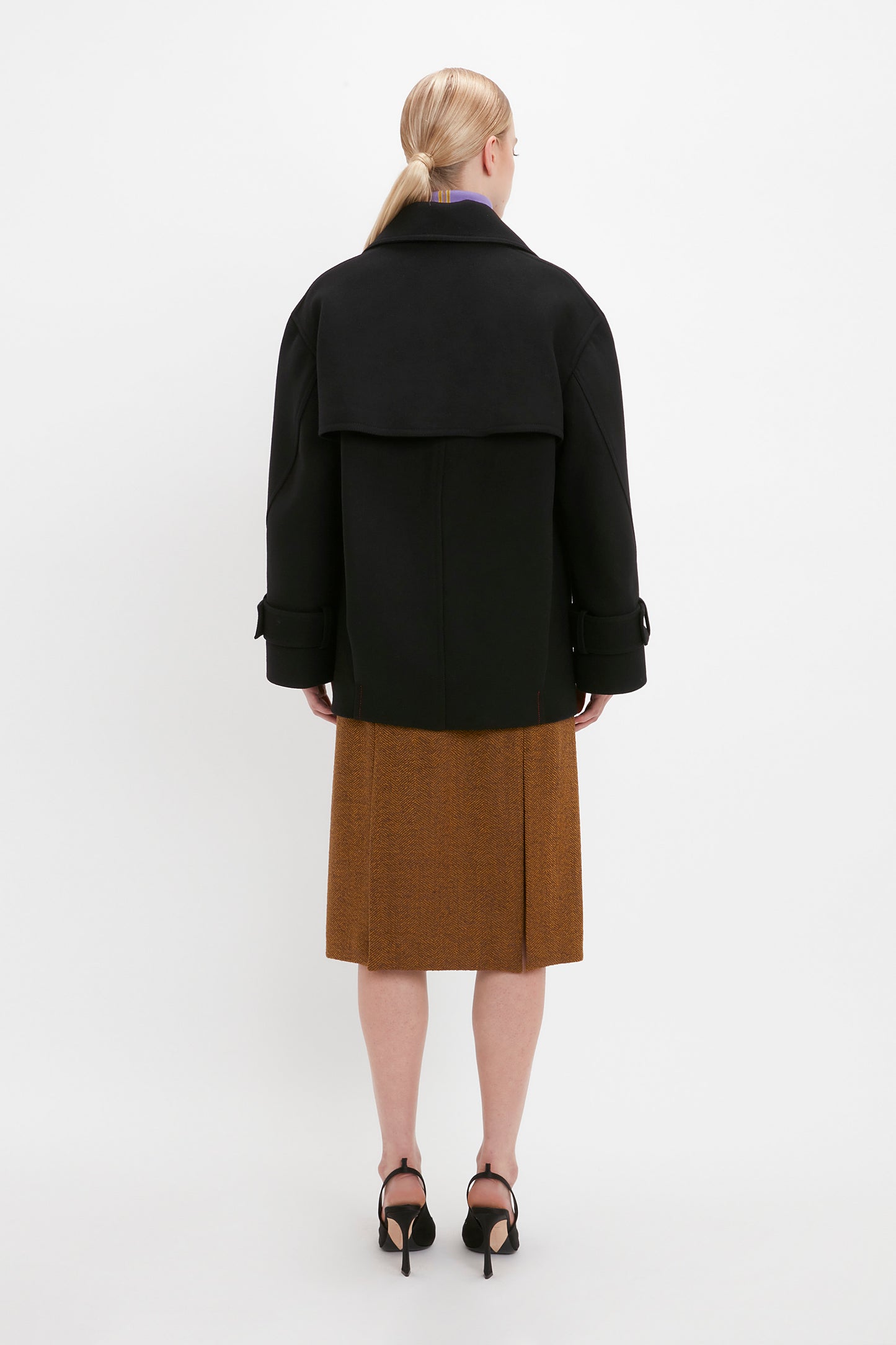 Oversized outlet peacoat women's
