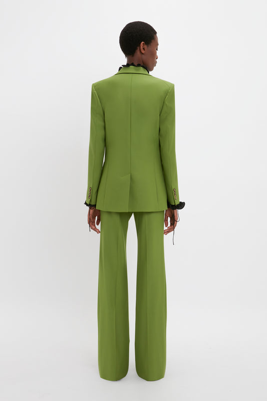 Patch Pocket Jacket In Serpent Green