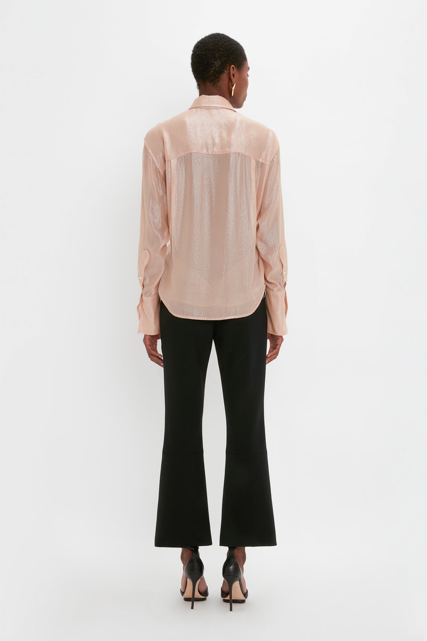 Wrap Front Blouse In Rosewater