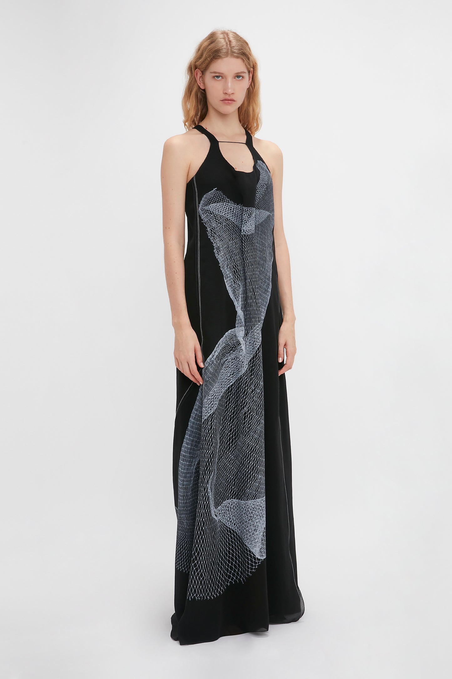 Plain net dress online