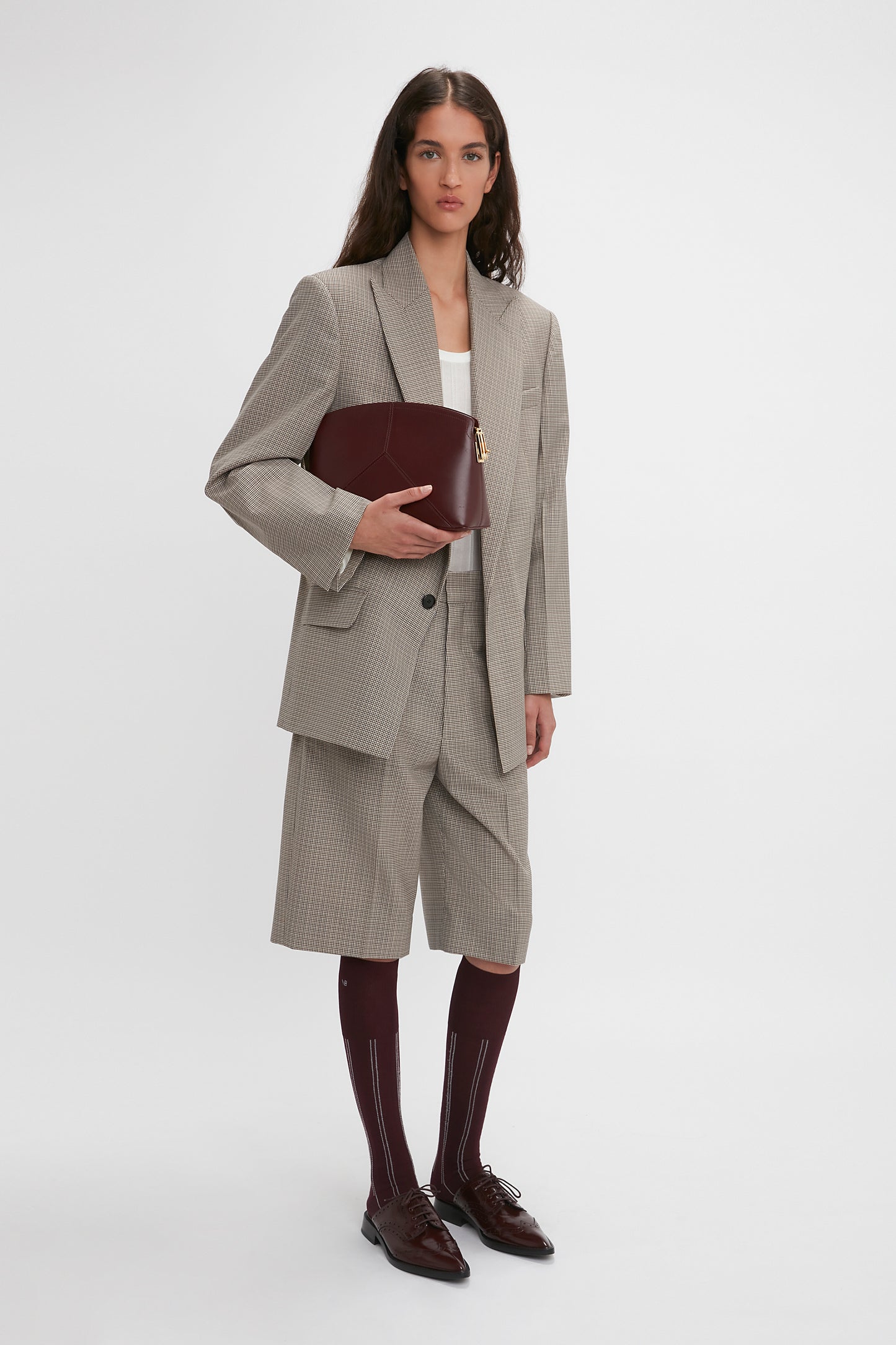 Peak lapel overcoat deals