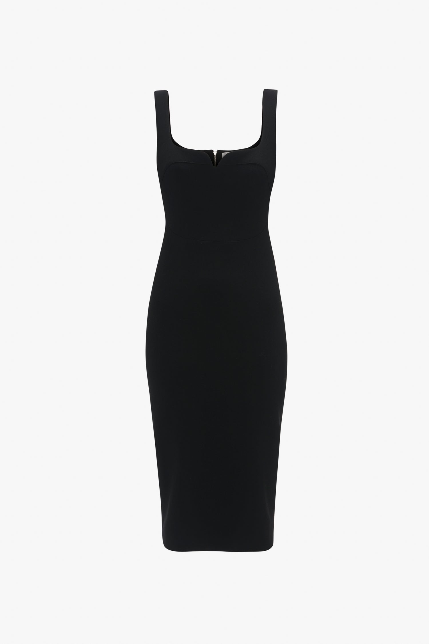 Fitted T-Shirt Dress In Black – Victoria Beckham