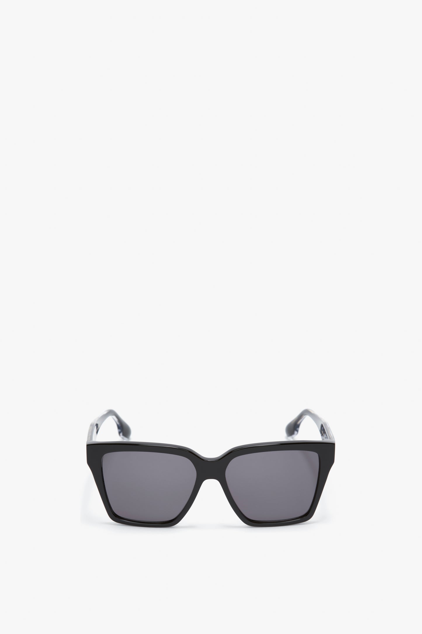 Soft Square Frame Sunglasses In Black