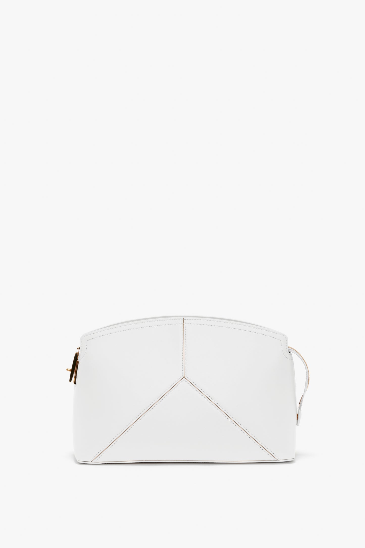 Exclusive Victoria Clutch Bag In White Leather