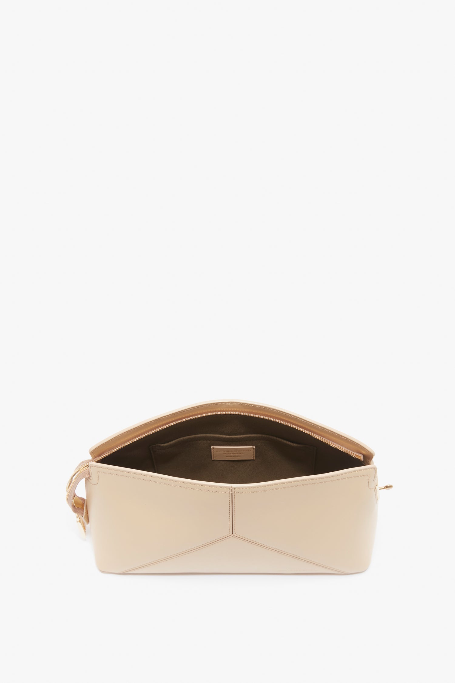 Victoria Clutch Bag In Sesame Leather Victoria Beckham UK