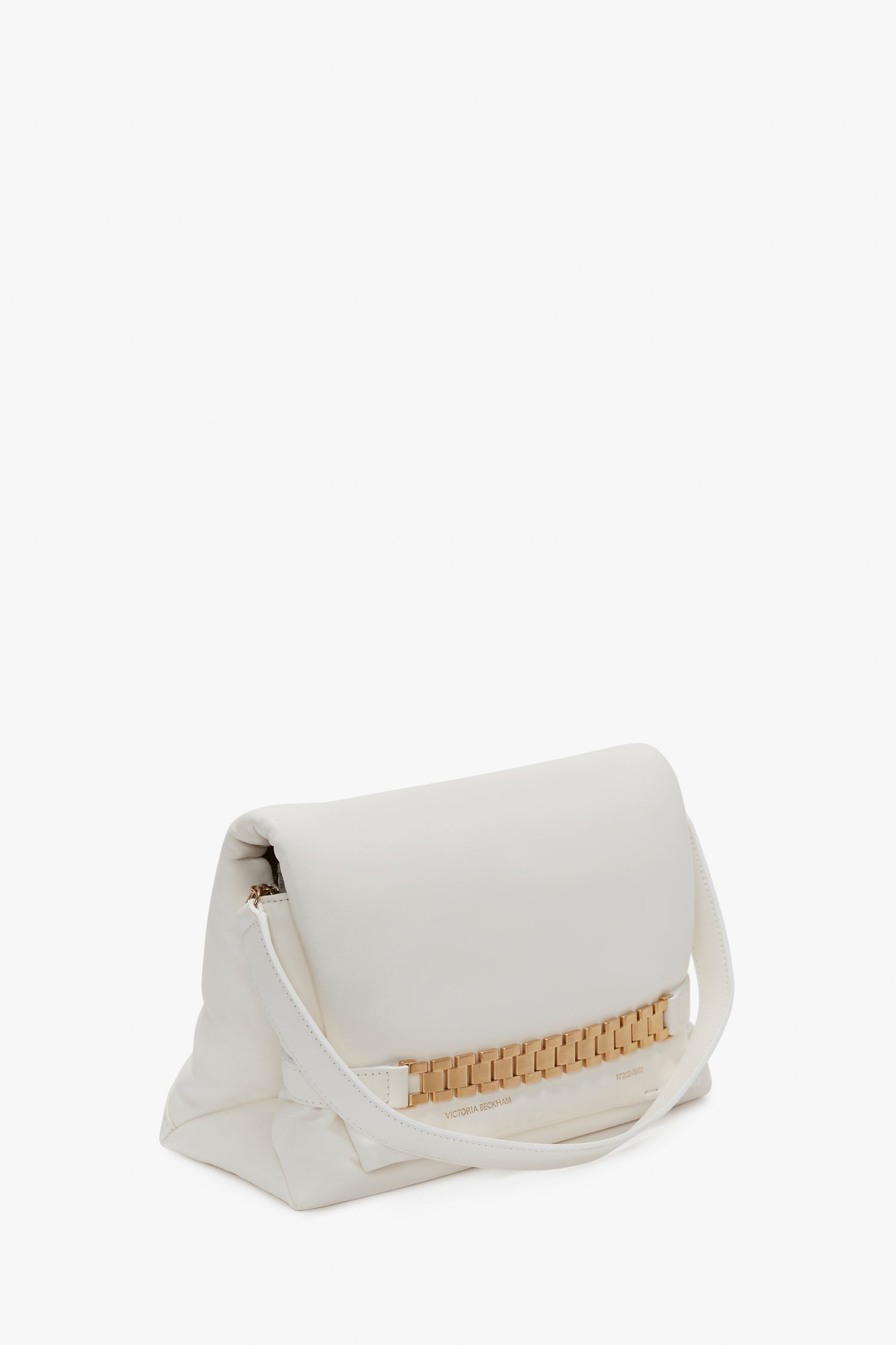 ハンドバッグ VICTORIA BECKHAM PUFFY LEATHER POUCH WITH CHAIN Puffy Jumbo Chain Pouch In Black Leather – Victoria Beckham Inc