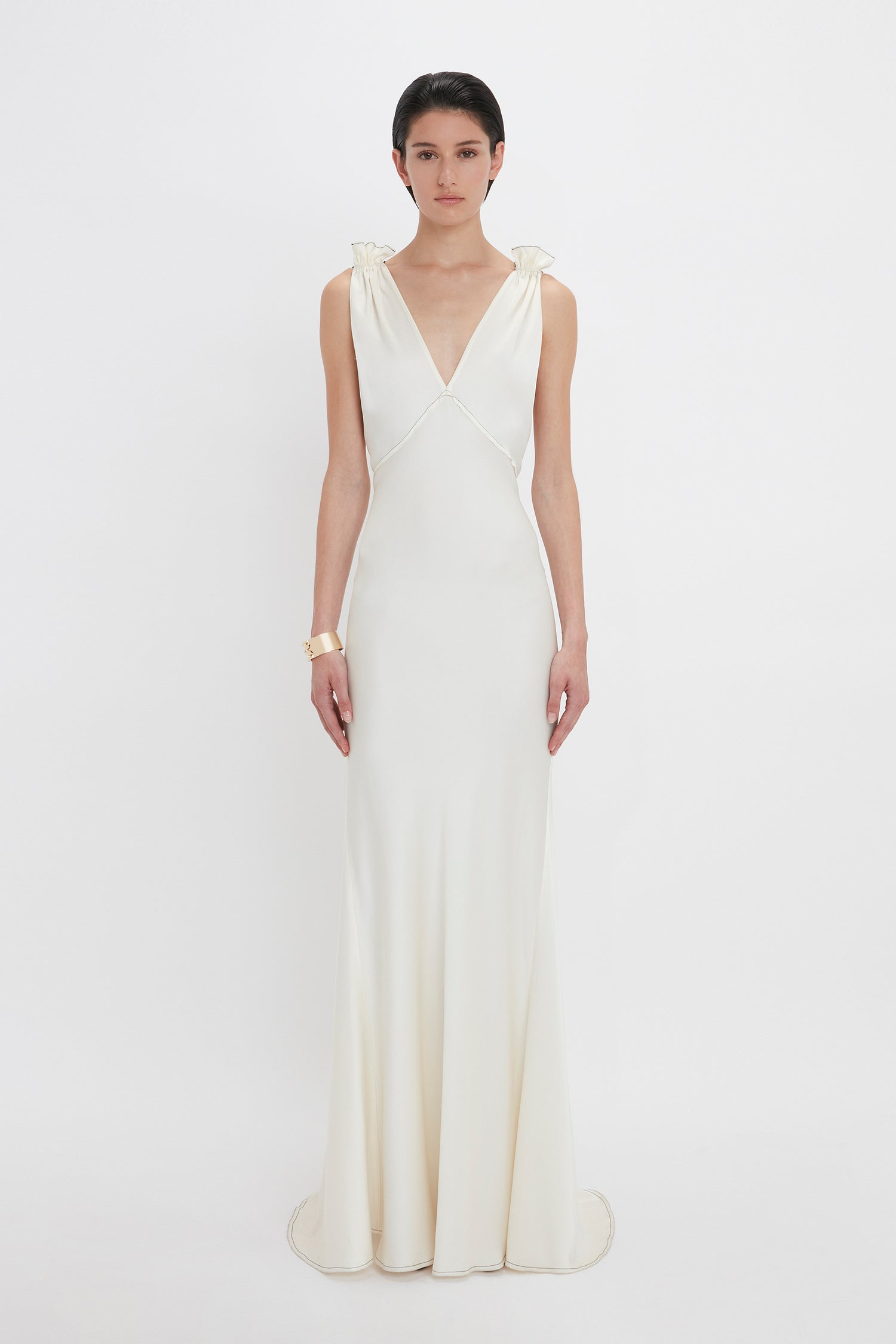 Plain ivory dress deals