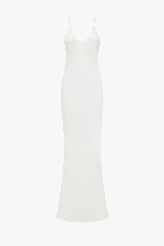 Lace Cami Dress In Ivory  Victoria Beckham