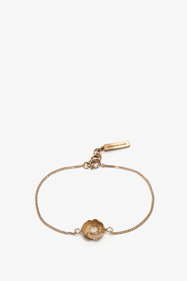 Exclusive Camellia Flower Bracelet In Gold