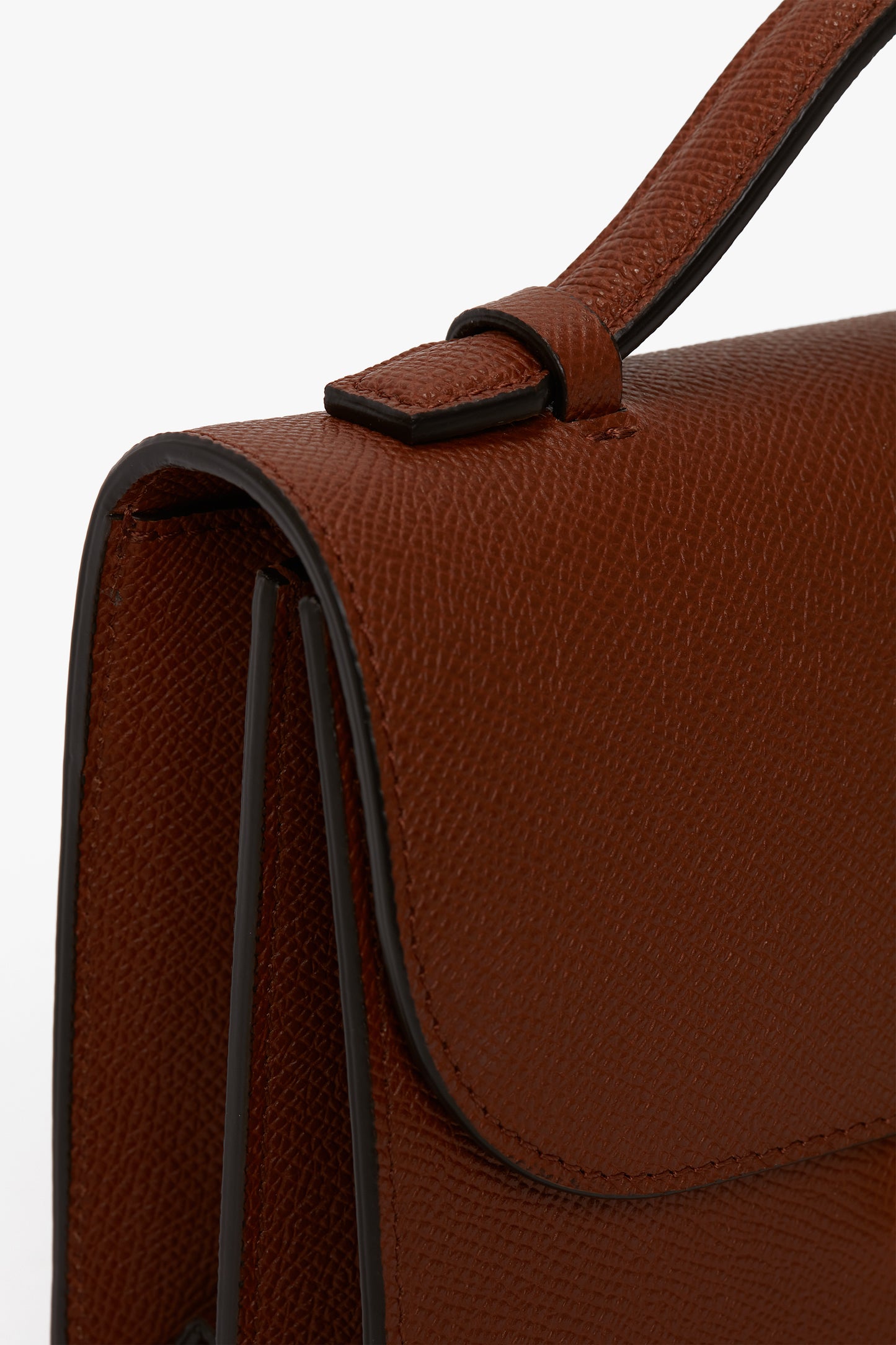 Mini Dorian Bag In Tan Smooth Leather
