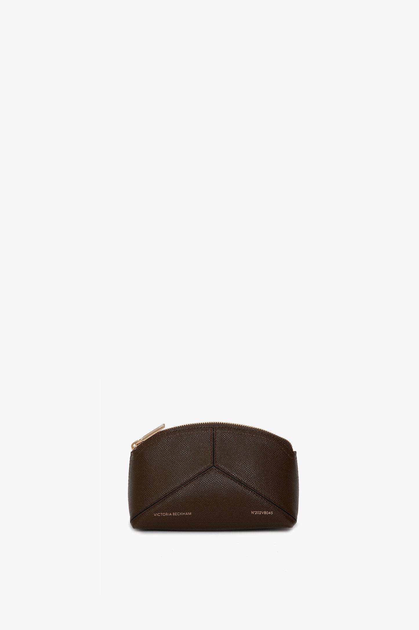 Victoria Mini Travel Pouch In Khaki Leather
