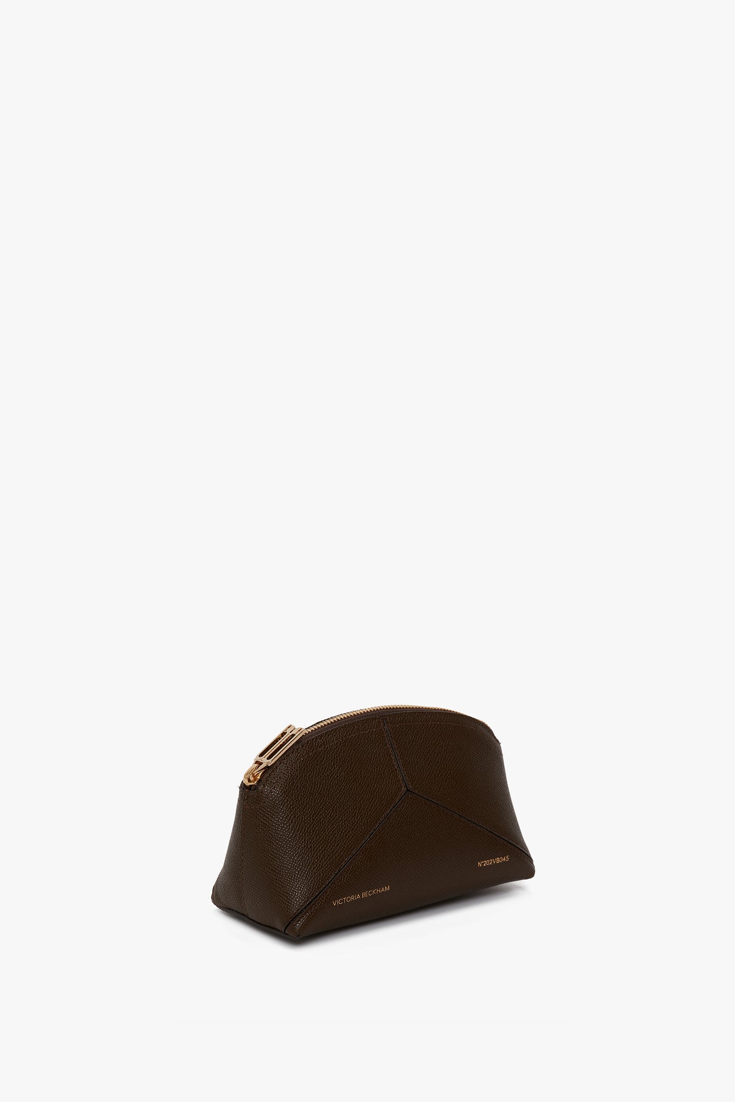 Victoria Mini Travel Pouch In Khaki Leather