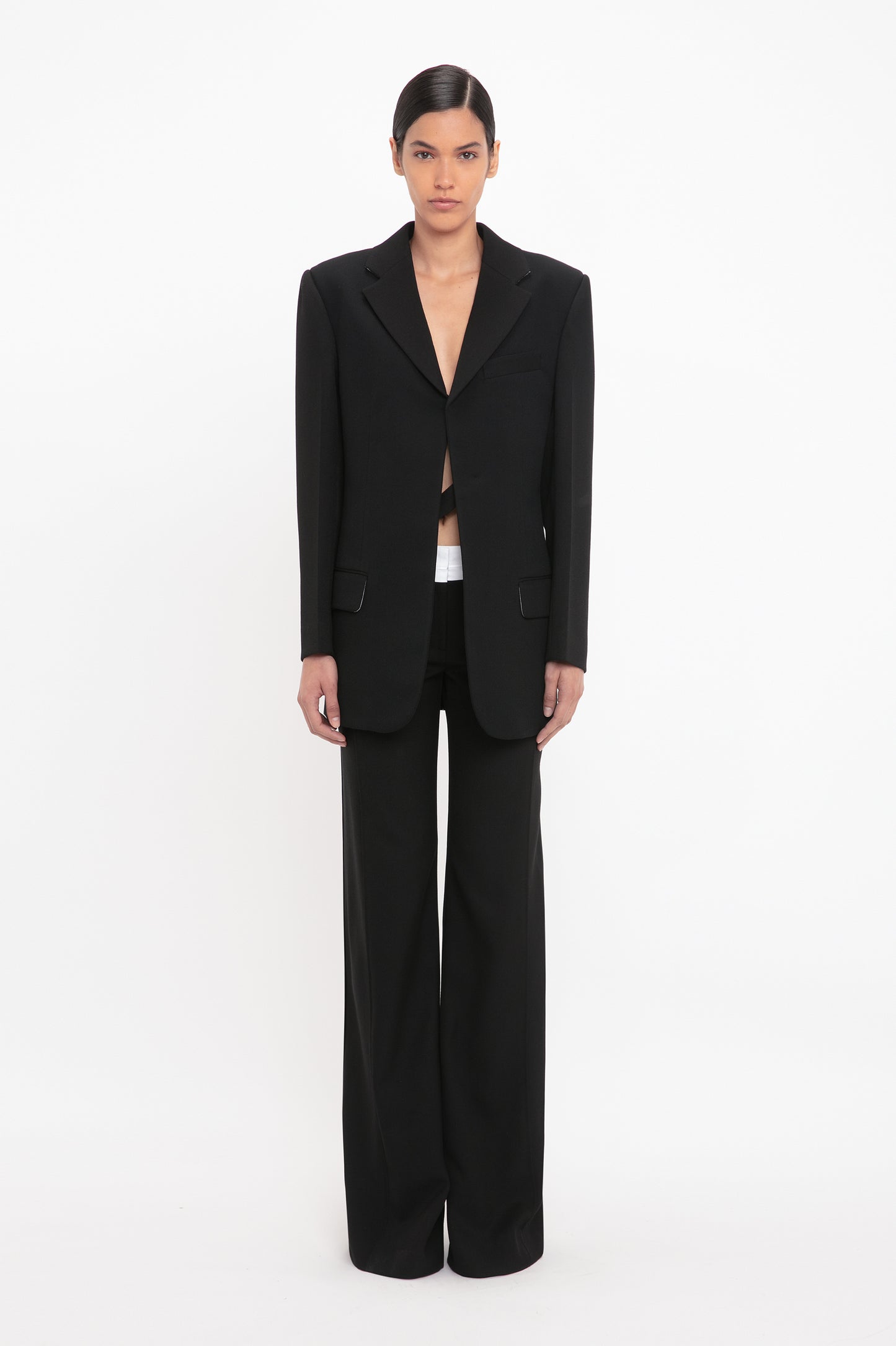 Tux Jacket in Black – Victoria Beckham UK - Main Image