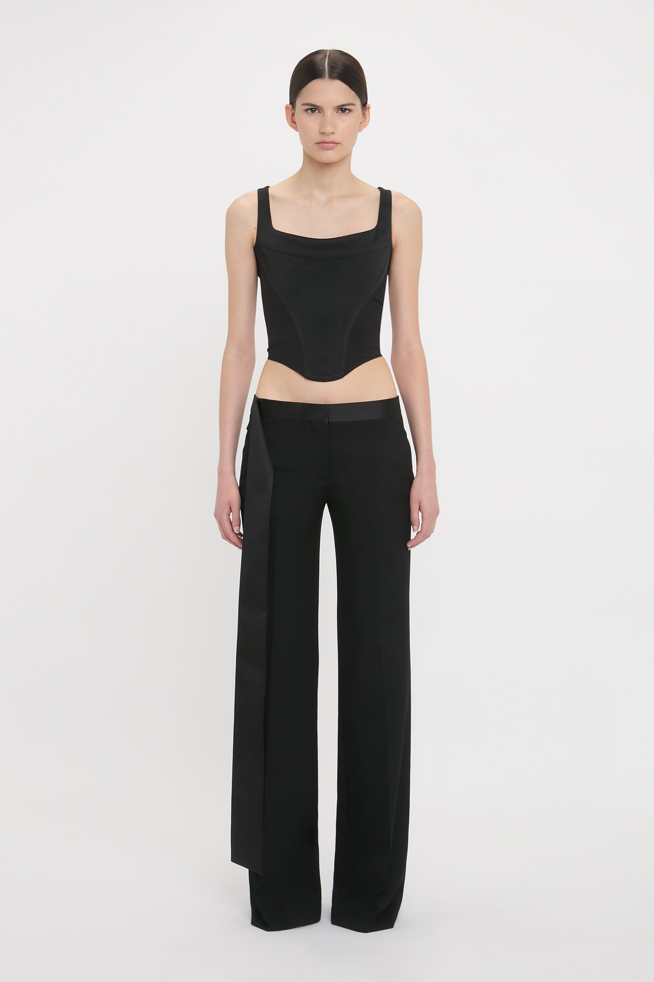Satin Waistband Trouser