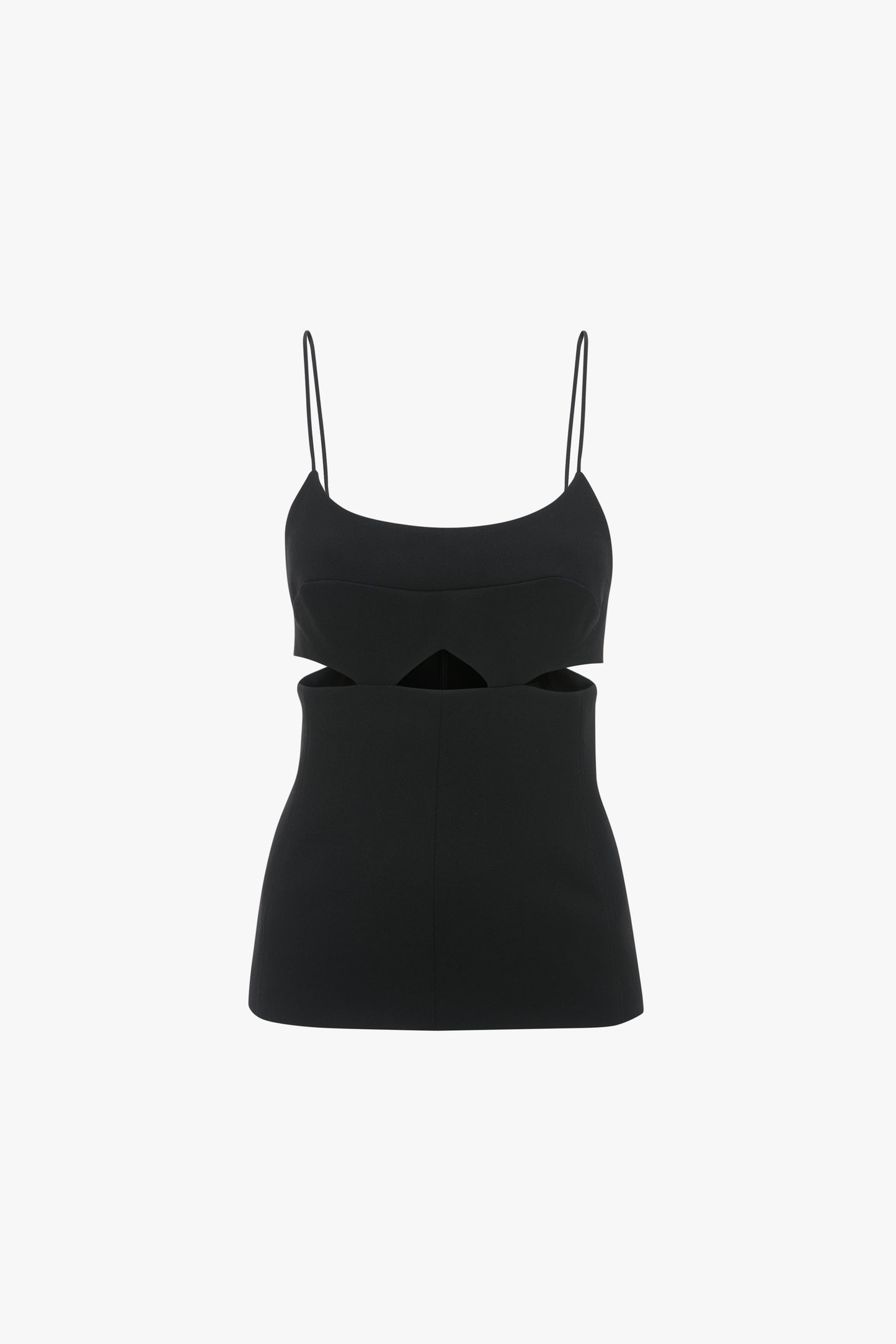 Cut Out Cami Top In Black Victoria Beckham UK