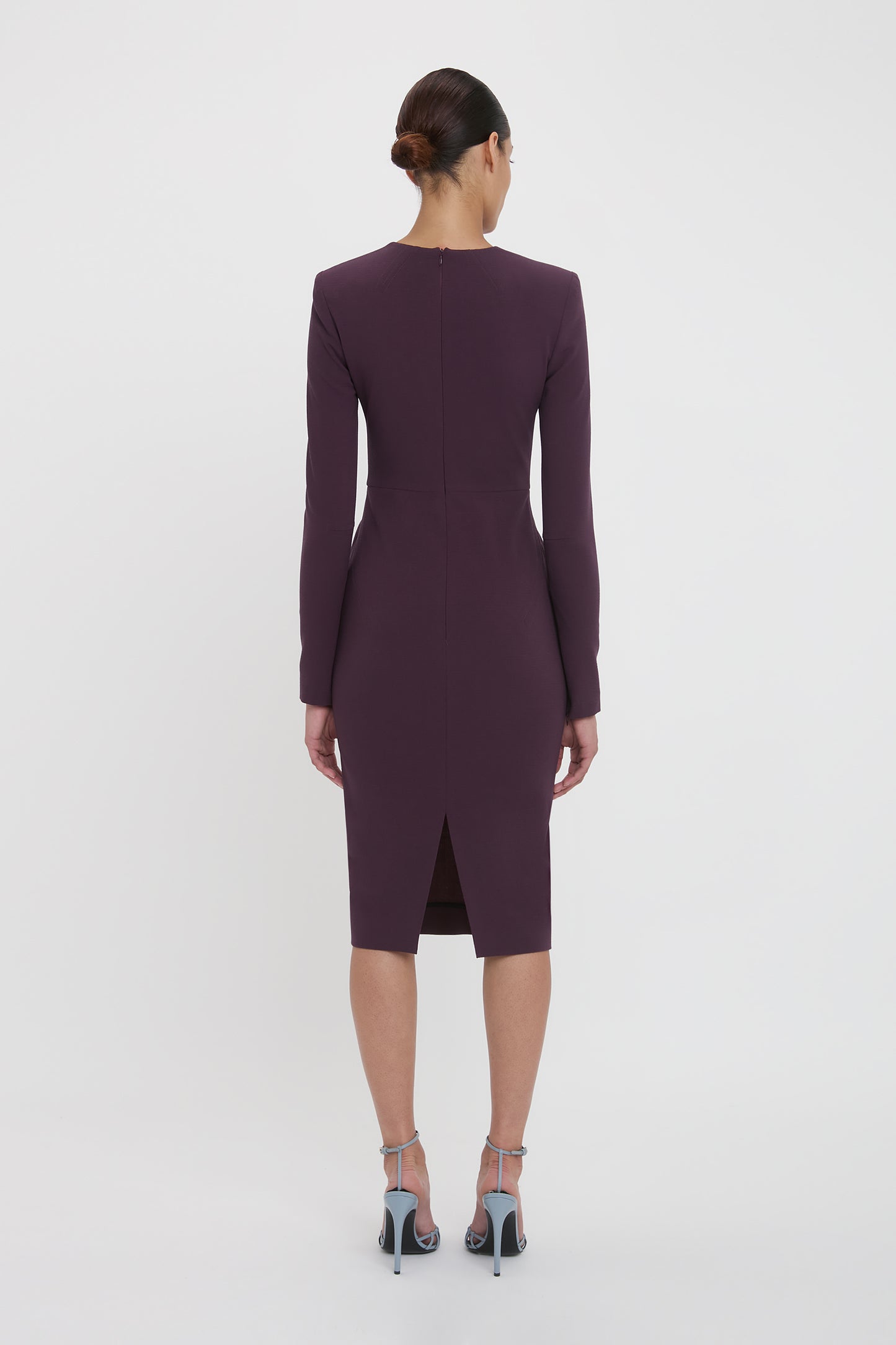 Long Sleeve T-Shirt Fitted In Fig