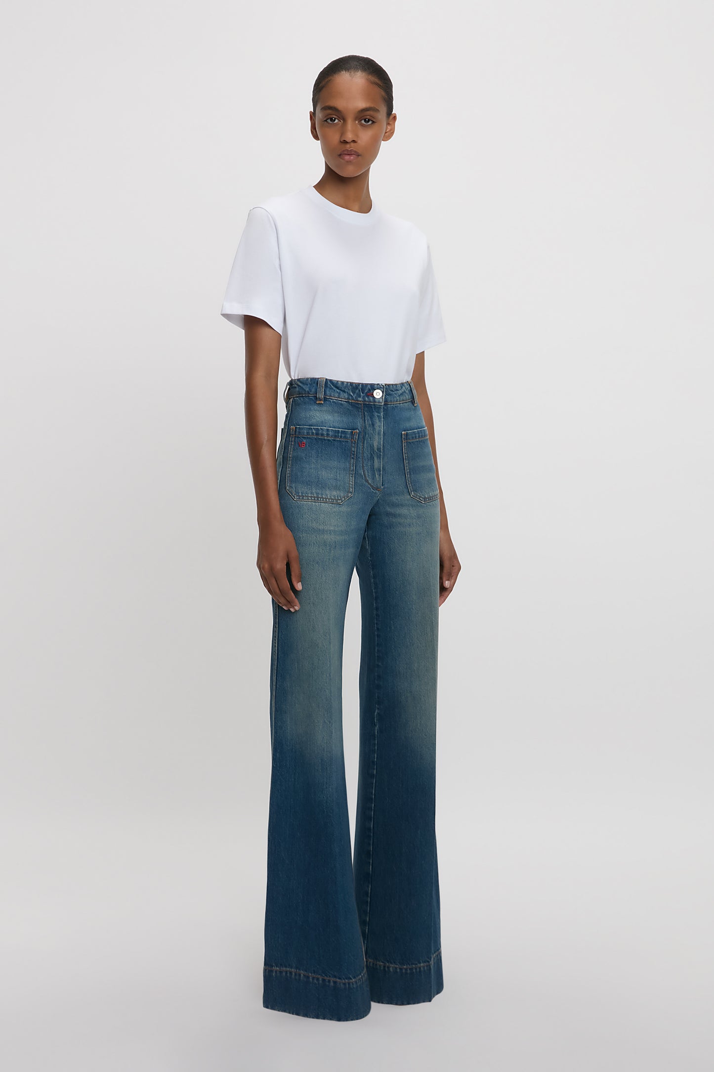 Alina Stretch Jean In Mid Blue