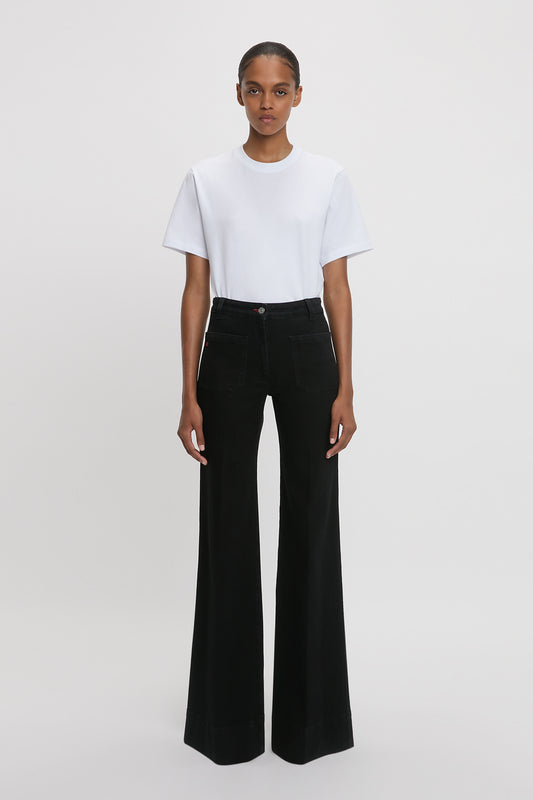 Alina High Waisted Jean In Washed Black
