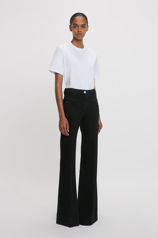 Alina High Waisted Jean In Washed Black