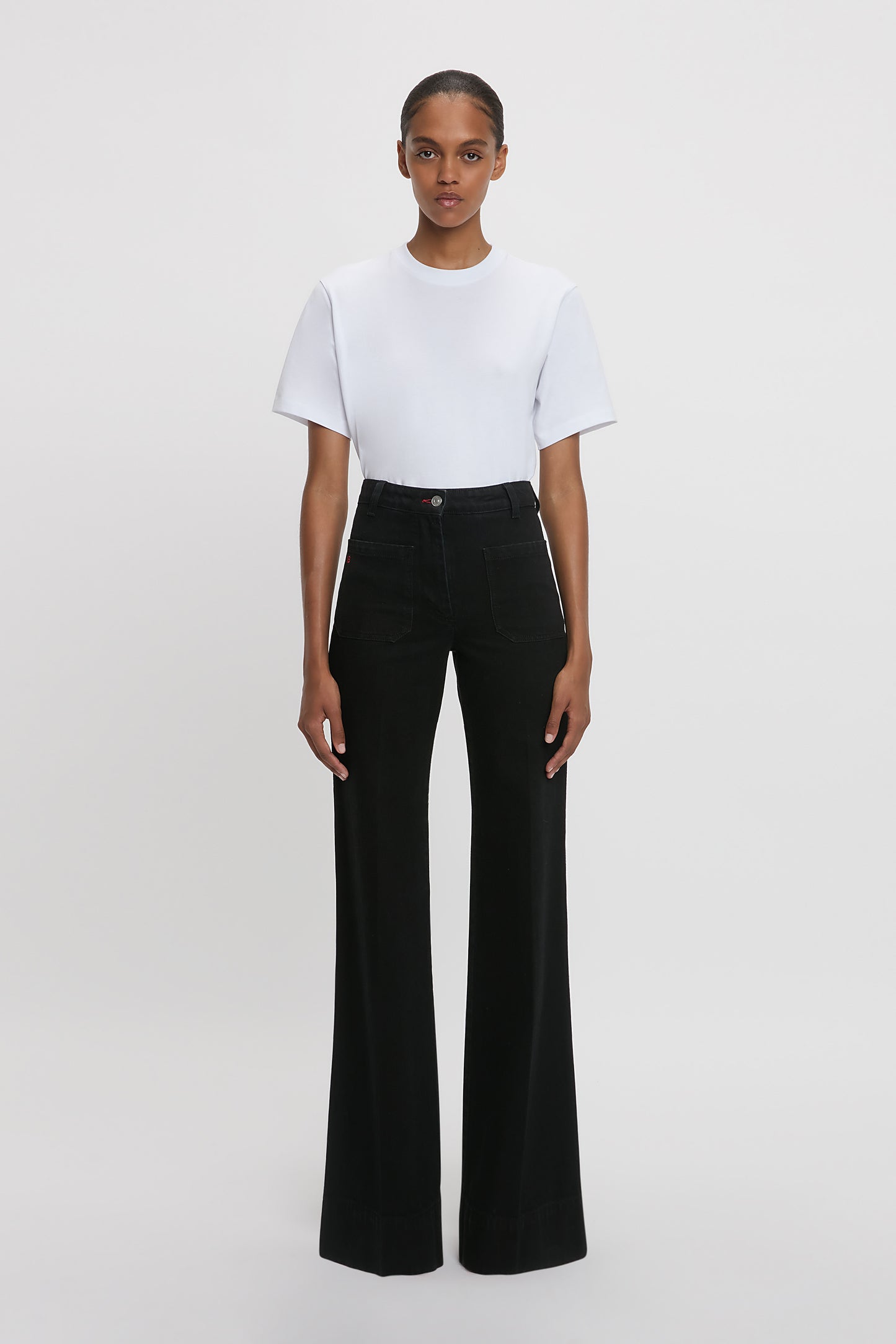 Alina Stretch Jean In Washed Black