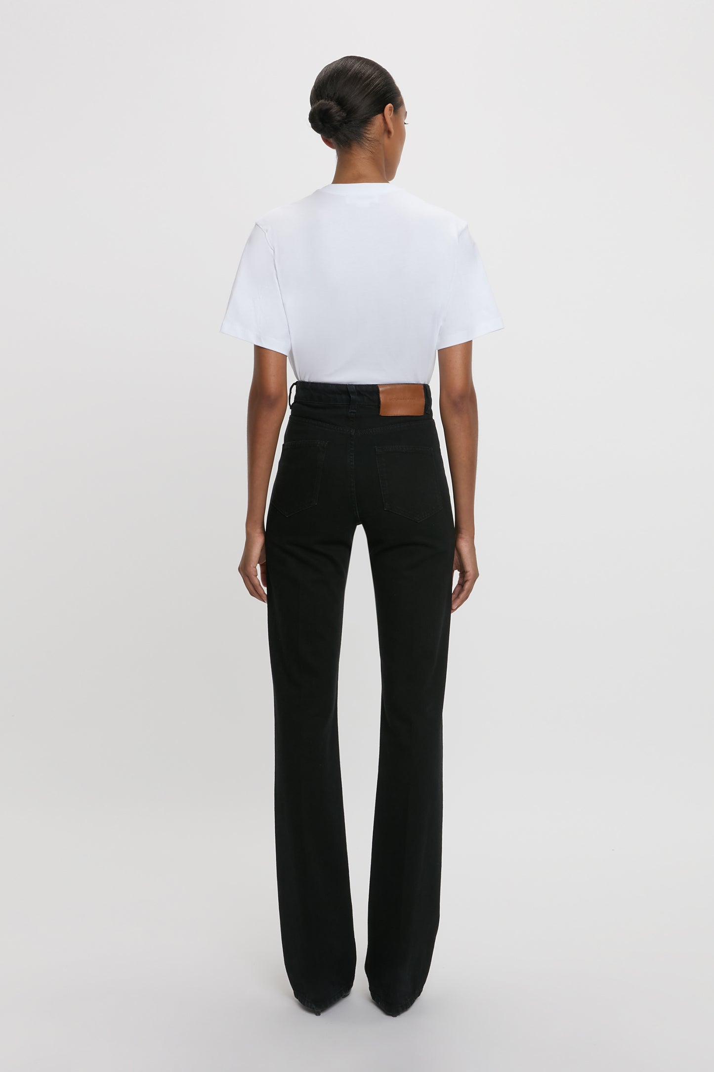 Julia High Waisted Jean In Washed Black