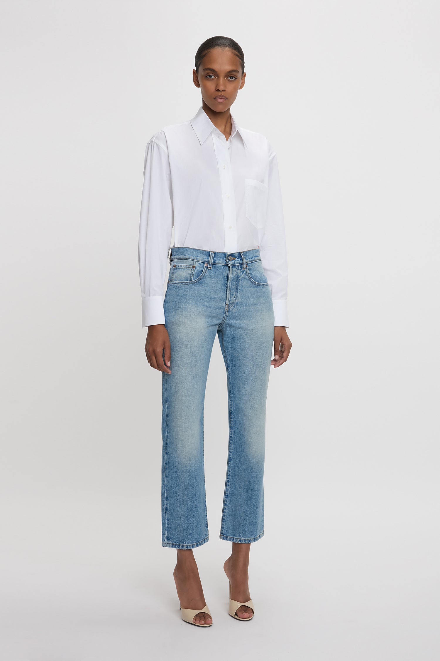 Ellys Shirt In White – Victoria Beckham UK1