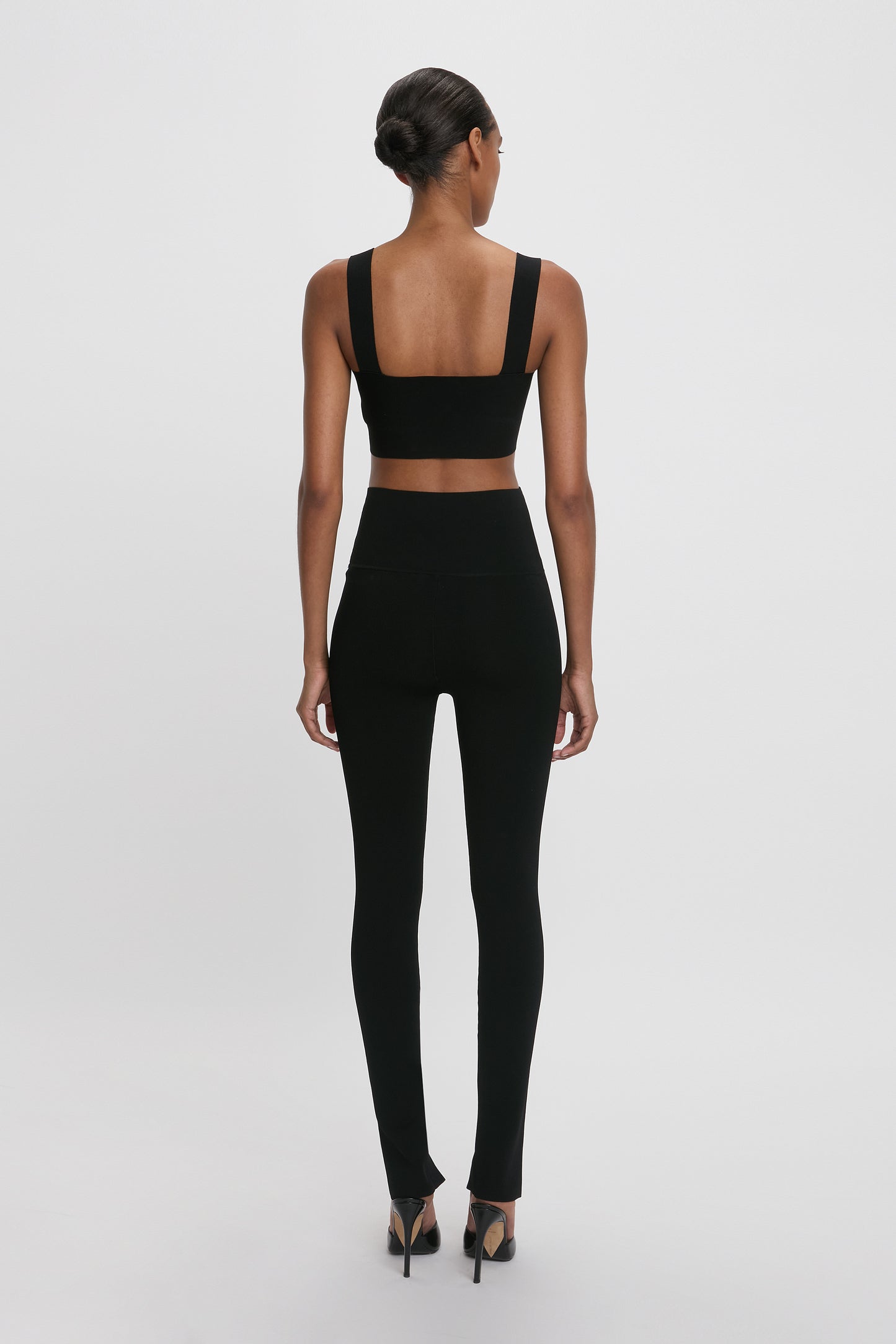 Strap Bandeau Top In Black