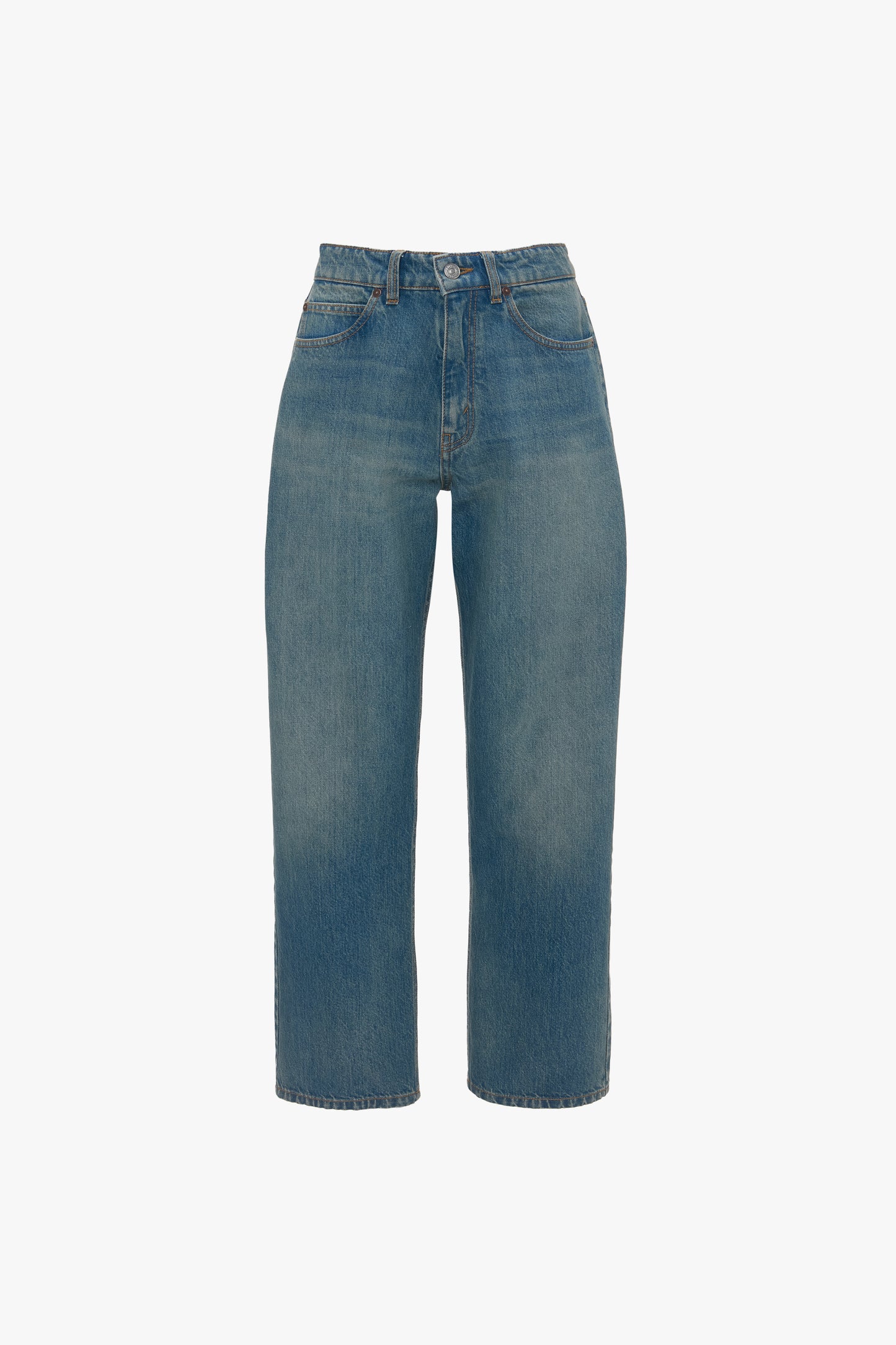 Bernie Relaxed Jean In Mid Blue