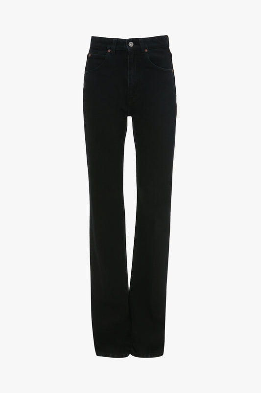 Julia High Waisted Stretch Jean In Washed Black