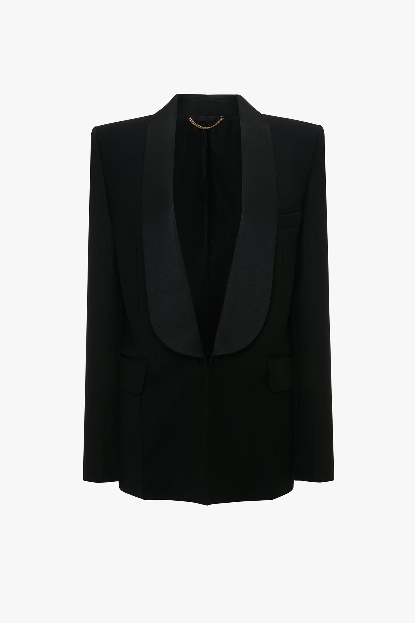 Shawl Collar Tux Jacket In Black