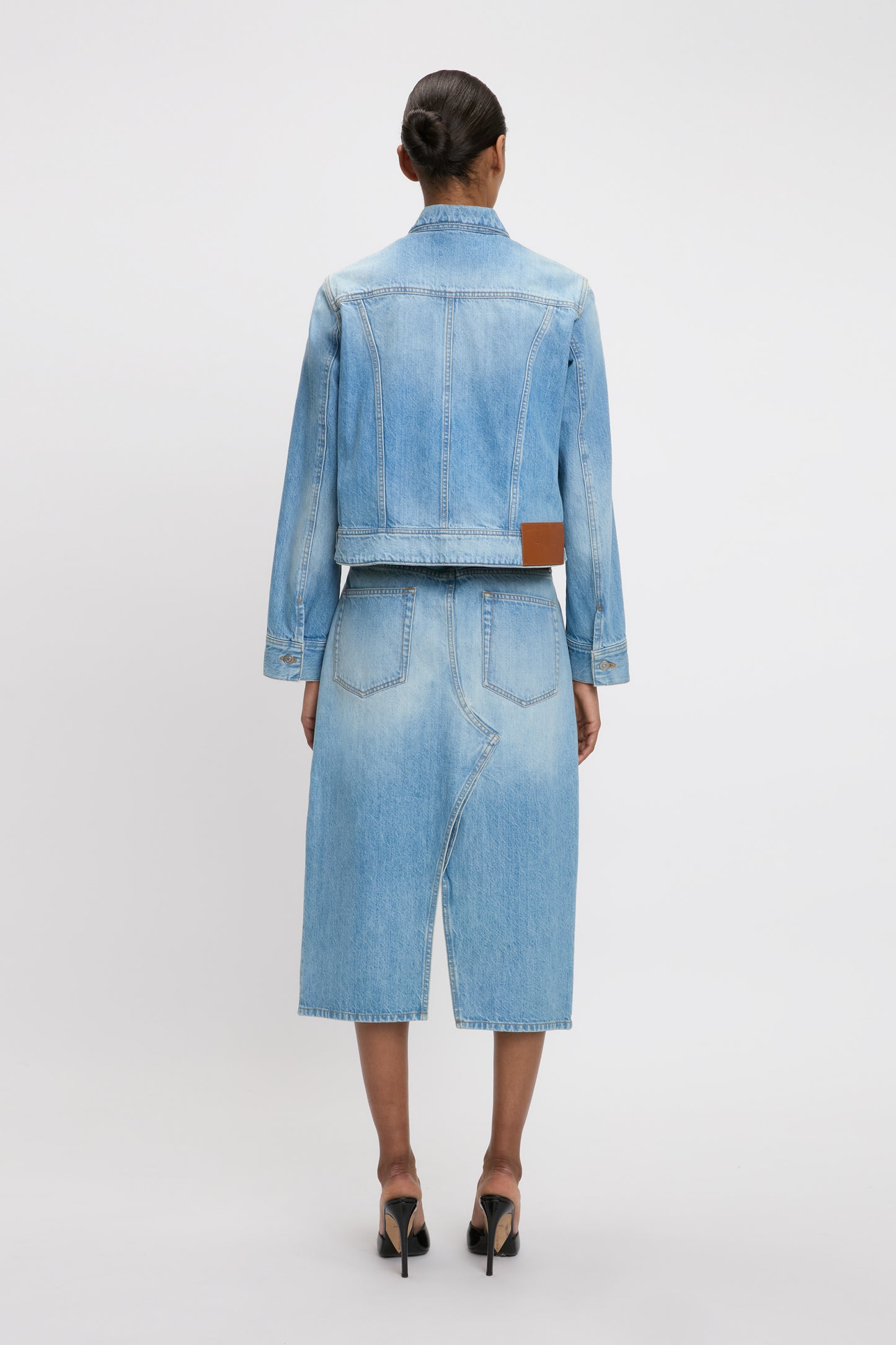 Denim Jacket In Light Blue Wash