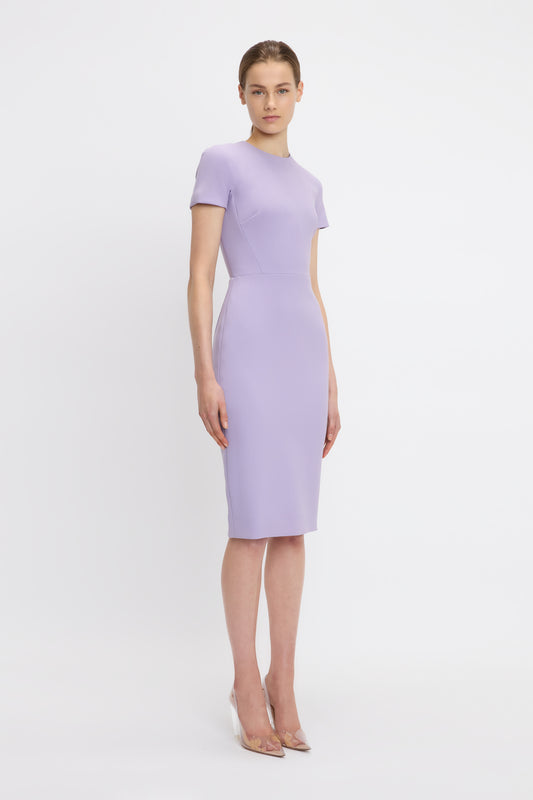 24AW new/Victoria Beckham ドレープガウン Dress Purple Sleeveless Drape Front Gown In Fig – Victoria Beckham UK