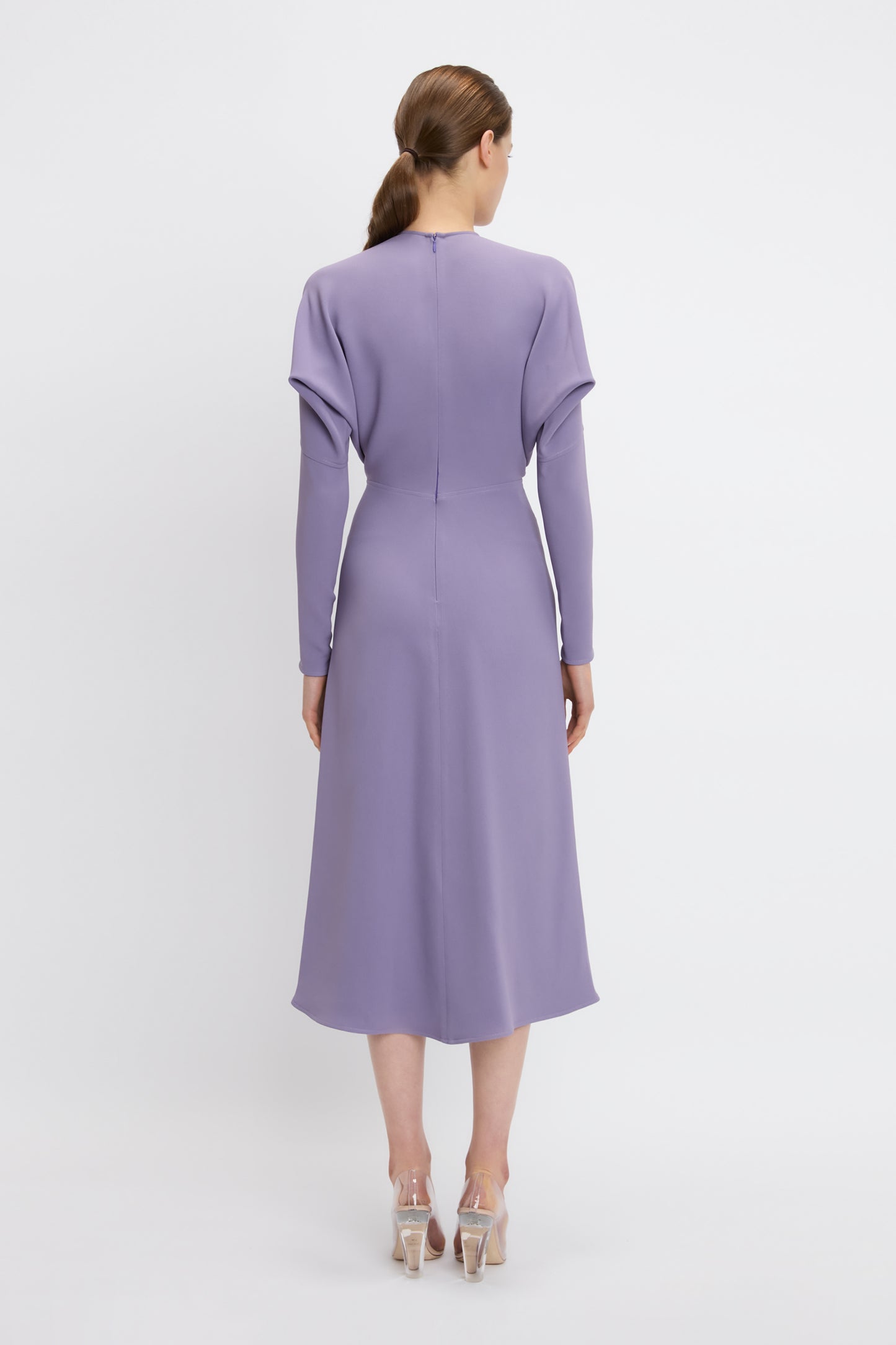 Dolman Midi Dress In Iris
