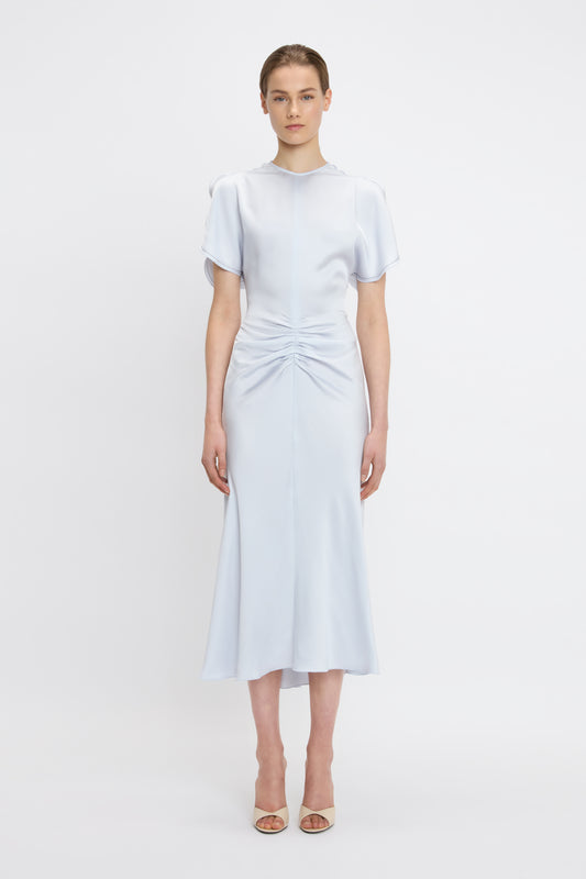 Tailored Belted Jacket In Quartz – Victoria Beckham UK