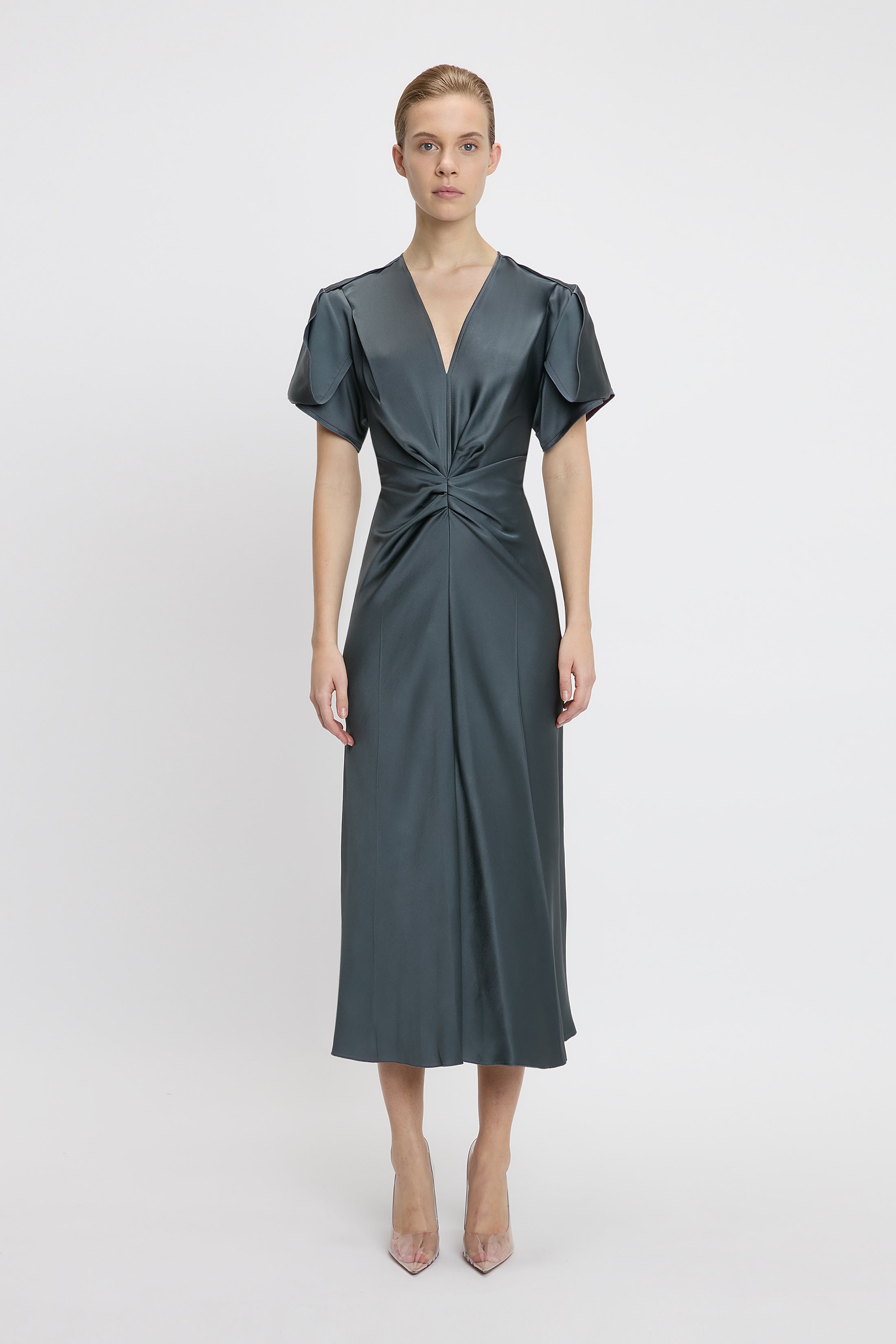 Eve Midi Dress Graphite