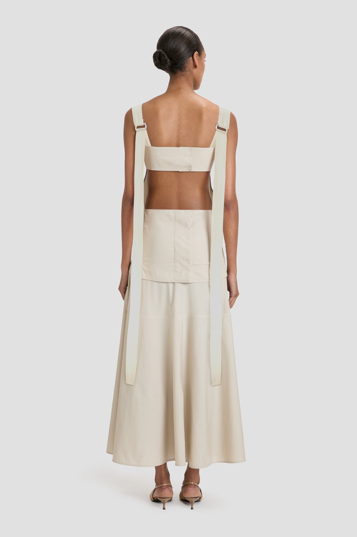 Cut-Out Cami Top In Pumice