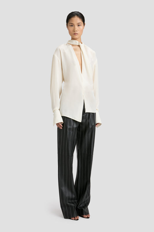 Tシャツ・カットソー Victoria Beckham 'Twist Detail' blouse Victoria Beckham Body Twist Tee | Shopbop