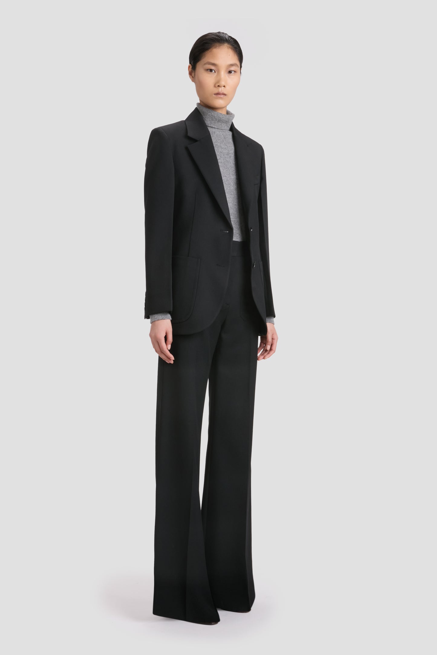 Patch Pocket Jacket In Black