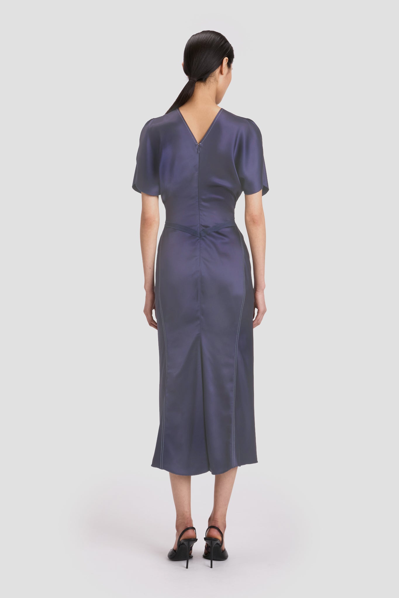 Bela Midi Dress In Eclipse