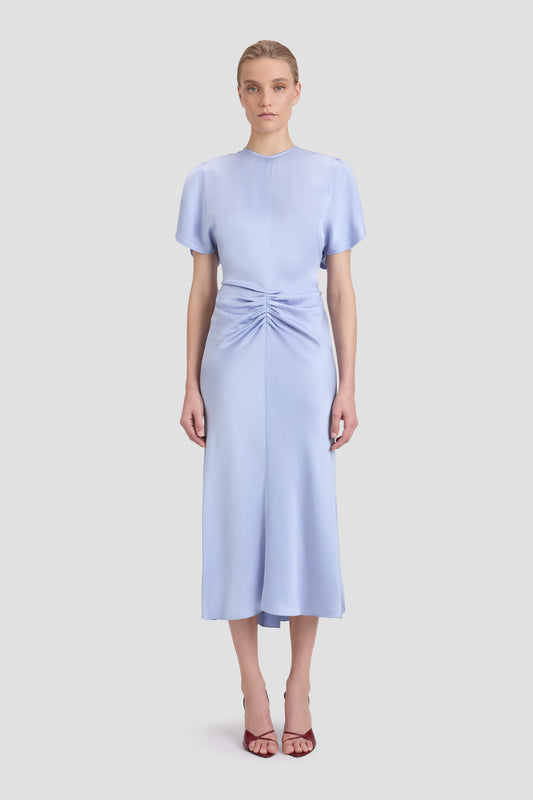 【VICTORIA BECKHAM】VB Body midi dress ミニドレス Fitted Mini Dress In White | Designer Dresses | Victoria