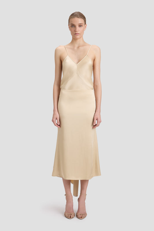 Cami Top In Macadamia