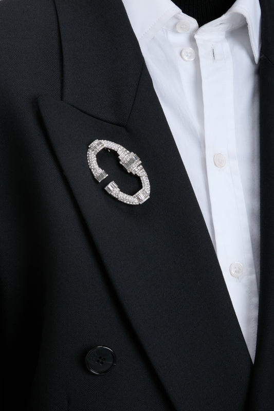 Crystal Brooch