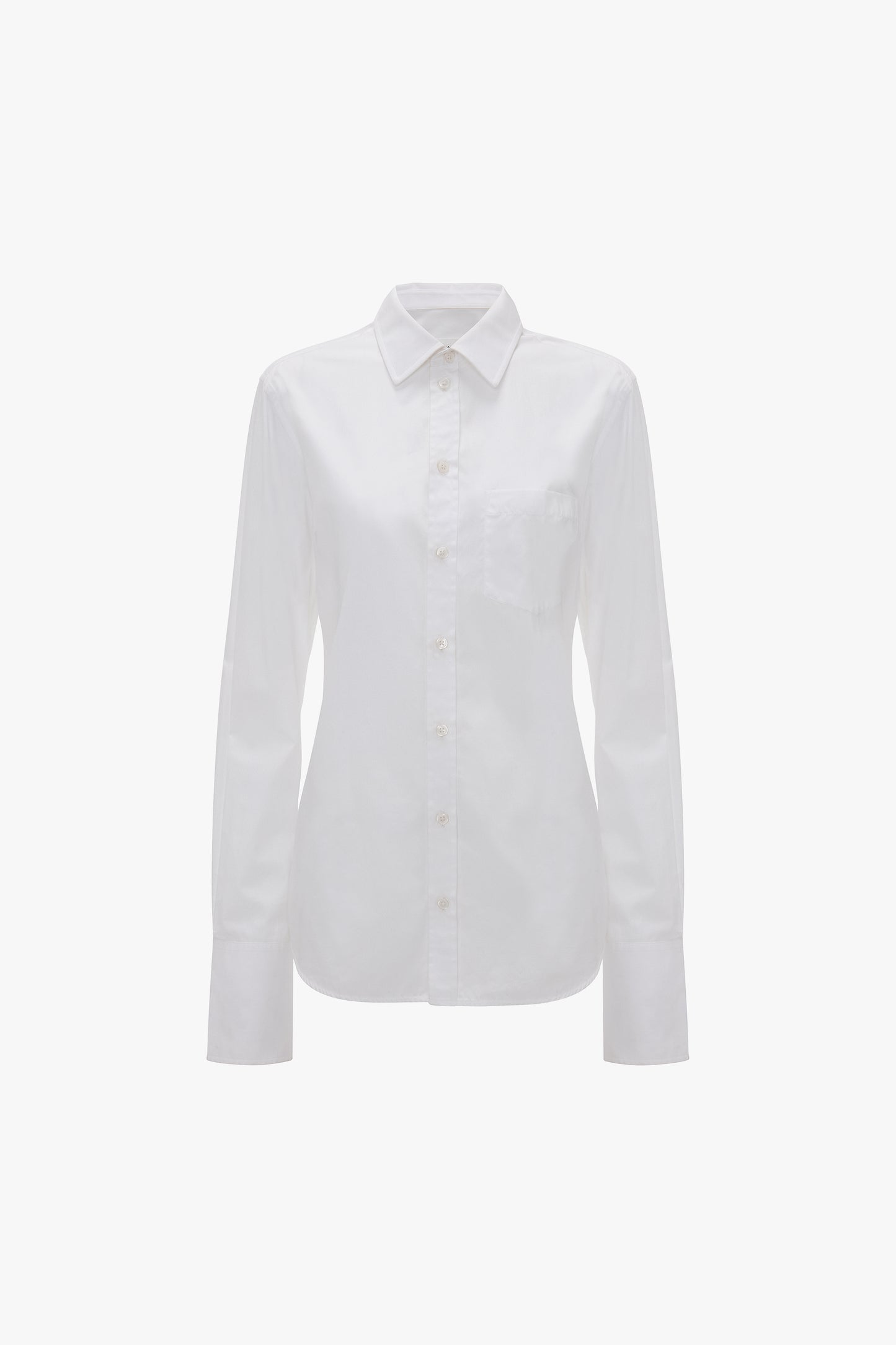 Tab Shirt In White