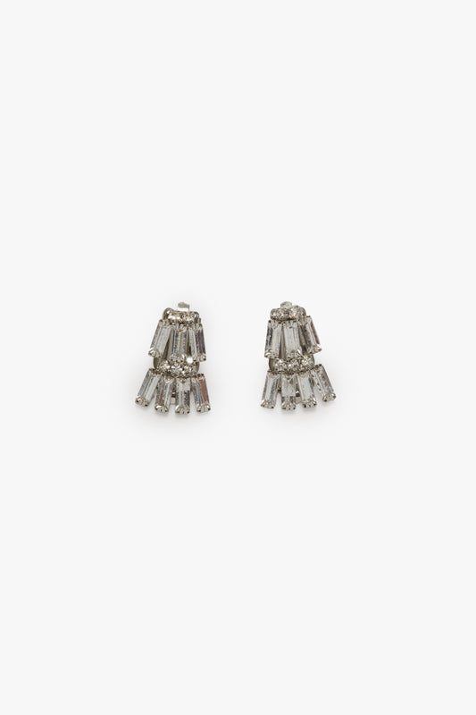 Crystal Clip Earrings